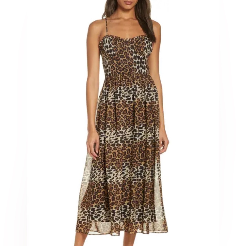 KATIE MAY CHEETAH PRINT MAXI DRESS - Picture 1 of 7